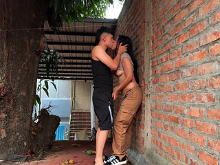 I CAUGHT MY COLOMBIAN NEIGHBOR UP STEALING THE MANGOES FROM MY TREE and we ended up fucking in the yard! - SPACE PRODUCTIONS