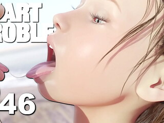 Naughty babe drools all over &bull_ HEART PROBLEMS #246