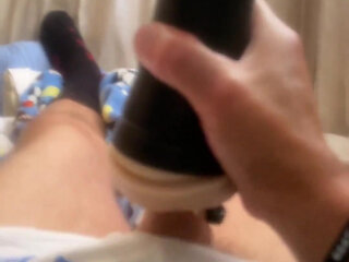 Jockdad87 Uses His Sex Toys to Shoot a Hot Load