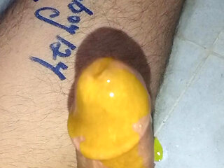 Oil use for Sex time. Wow interesting up down