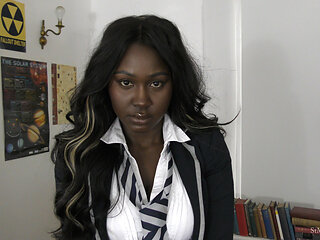Click for Gif Nairobi; Big Dark Brown Eyes & JOI