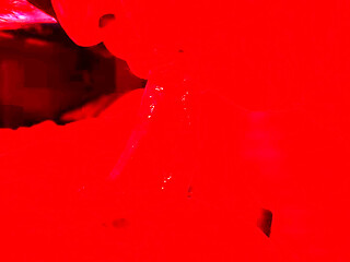 A close up view of a HOT BLOWJOB!! A Red Light Video Quickie