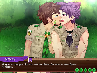 Scene 10 - Yoichi fucked Keitaro, confessing his love for him (russian voice)