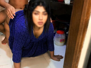 Indian Mallu Aunty Hardcore Anal in Kitchen - Big Ass Fucked While Cooking