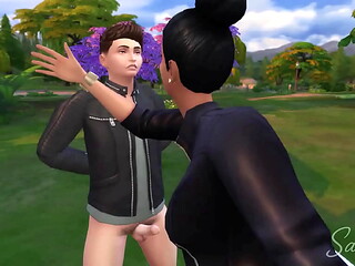 Larissa an oriental femdom put this young man in his place