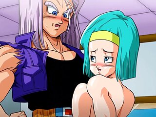 Bulma's steamy adventure in Dragon Ball Z sex game fun