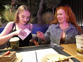 Cheating on Wife with Busty Neighbor Girl. Scandal! but Big Boobs Polly is Da...