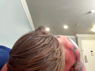 POV Fucking Horny Stripper Sexy Sadie & Cumming in Her Mouth - Steve Rickz