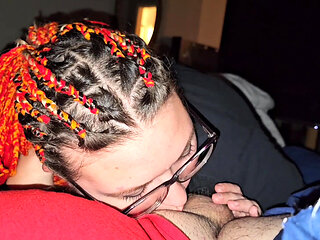 Waking him up in middle of the night bj