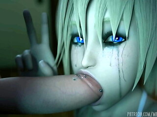 Kingdom Hearts ~ Riku x Namin&eacute_: Roughest Sloppiest BJ ~ MasterDan