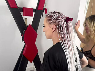 Ella Dominate Firegirl80: Lesbian Strapon Fuck & Squirting Orgasm with Polish MILF Stepsister