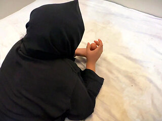 POV: I Buy Too Big Dildo Because im Unmarried Girl, But I dont Know How to Use it - Arab Hot Girl Sex Toy