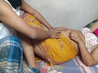 Deshi bhabi hot girl full time romance with debar