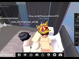 Fucking this cat slut in Roblox