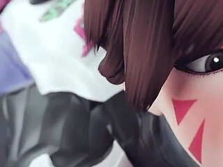 Receiving Enormous Facial After Intense Anal Cumshot Her Throat