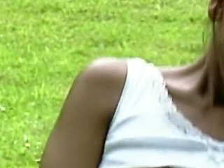 Asian Babe From Germany Gets Her Tight Ass Fucked in Outdoor Session