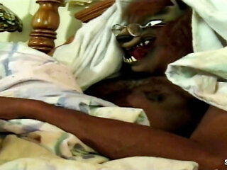 BBC Fucks Big Tit Tranny in Tight Asshole During Interracial Sex