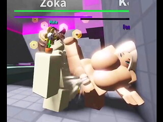Morena rubia es penetrada en fun combat