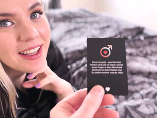 German Teen Anja Amelia Kinky Game Surprise Creampie Ending