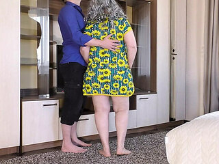 Hot MILF with big ass gives slow anal fuck - homemade German amateur