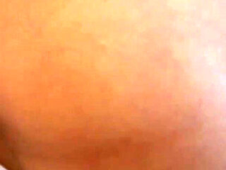 Blonde lesbians double dildo in hotel bed