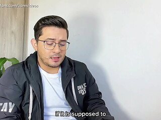 Young Latin boy meets the new stepfather for the first time and the pervert fucks his big ass all night when his wife is not at home
