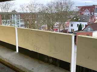 Cute Blonde Bitch Remote Controlled in Public!!