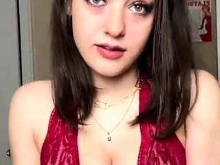 Close up teen pussy gaping action