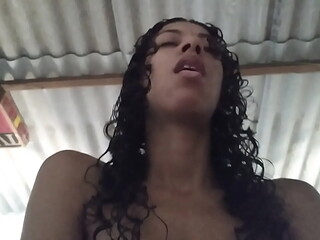 Jade gives a nice blowjob and then rides her pussy with a naughty face
