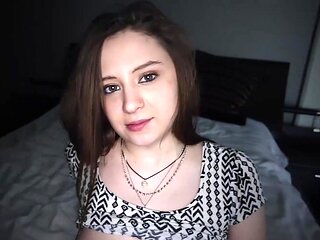 Tony slams Elektra's luscious lips in a raw POV BJ