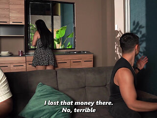 Horny Husband! - Stepson Gives His Stepmother What Husband Doesn't Know