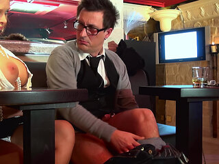 Hot German MILF Teases Tits and Fucks Wild