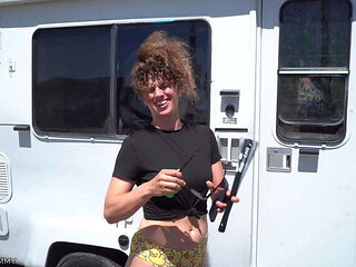 Desperate Divorced MILF with Big Natural Tits Fucks Random Stranger POV