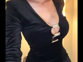 My stepmom with big tits came to visit