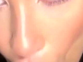 Skinny Teen Selena Garcia Gagging Deepthroat Blowjob - Cum in Mouth Casting POV