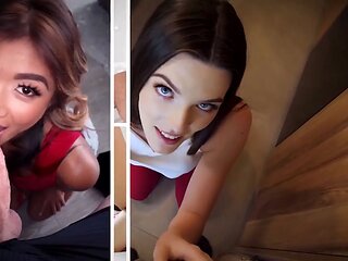 Dadcrush - wonderful innocent daughter-in-law swallows stepdaddy\u2019s load and gets banged like a tart