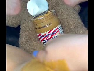 AMERICAN CREAMY PEANUT  BUTTER IN MY VIRGIN TEEN 18 YEAR OLD PINK PUSSY-BEST SAUDI AMATEUR-ARABIAN SNOWWHITE-MASTRBATE-EXTREME HARDCORE KINKY FOOD FETISH-LOS ANGELES-UNITED STATES OF AMERICA-2025-US