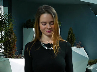 Young Russian Girl Smoking Cigarette by Seaside