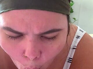 Pov amateur blowjob action