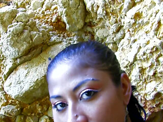 Black Ebony has anal sex with German tourists