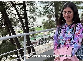 Katty West In Picked Up A Cutie On The Street, Fucked And Cum On Her Glasses