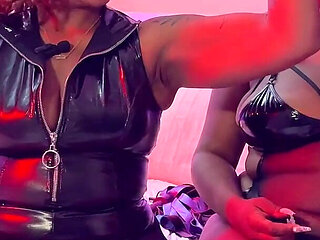 Golden Goddess & Temptress Mango: Oiled-up Behind-the-scenes Tease - Slick Skin Prep Double Feature