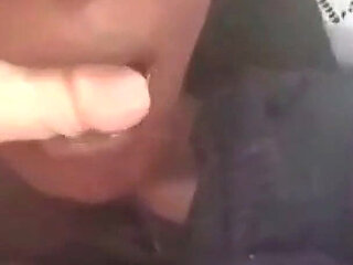 Gagging on My New Dildo