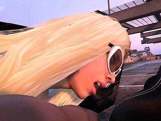 GTA 5 - Franklin Makes a Hooker Cum