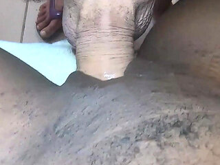 BWC fucks ebonys pussy with creampie  POV