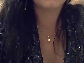 Smoking Pee Play in Shiny Outfit. Bathroom Fetish and Messy Wet Fun