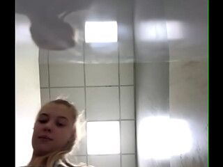 Crazy fucking masturbating in the changing room