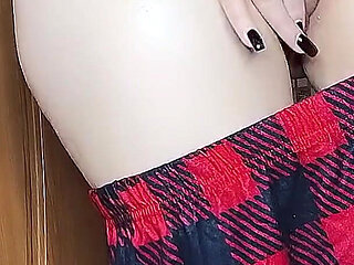 Stepsister Can't Be Fucked, but Jerking off to Each Other and Cumming on Her Pussy Is Okay