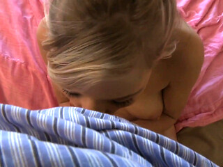 Blonde girlfriend cheats on her rich boyfriend