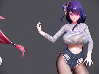 Bar and Kamiko Chocolate Cream Duo Striptease